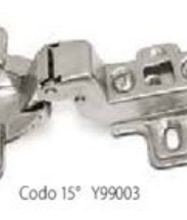 BIS.CAZOLETA P/MUEBLE 35mm C/BASE CODO 18°